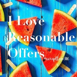I love reasonable offers❤️